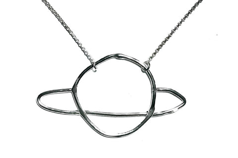 Doodle Saturn Necklace