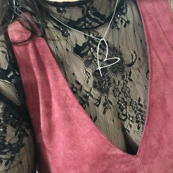 Doodle Heart Necklace