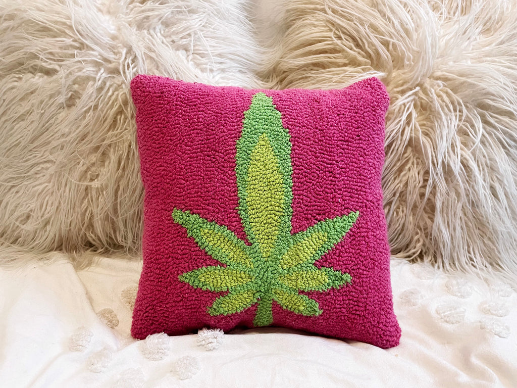 Pot Leaf Pillow