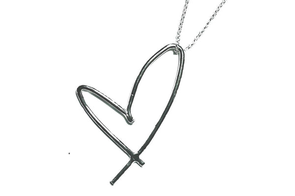 Doodle Heart Necklace